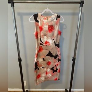 Women’s Size 6 Calvin Klein Sleeveless Sheath Dress